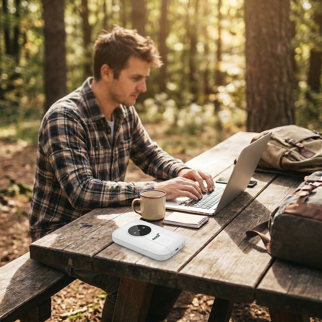 Portable WiFi Router lifestyle