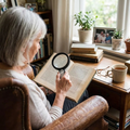 30x Magnifying Glass for Seniors lifestyle