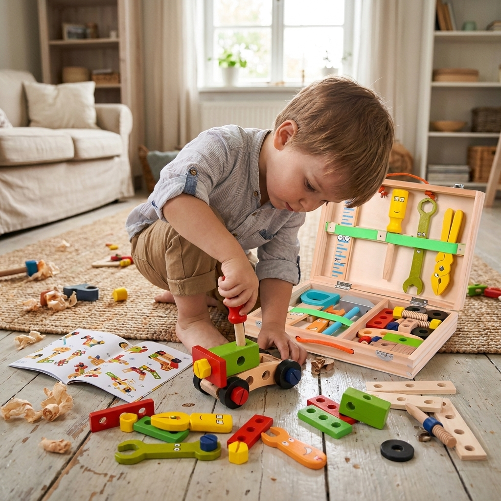 Kids Toolbox Pretend Play Set lifestyle