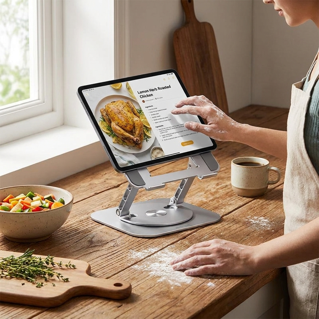 Aluminum Laptop Stand lifestyle