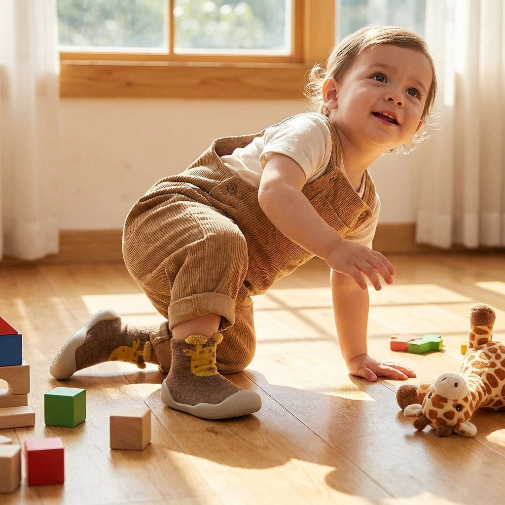 Children's Soft Sole Anti-Slip Shoe Socks lifestyle