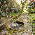 Heavy-Duty Wire Weeding Wheel Brush lifestyle