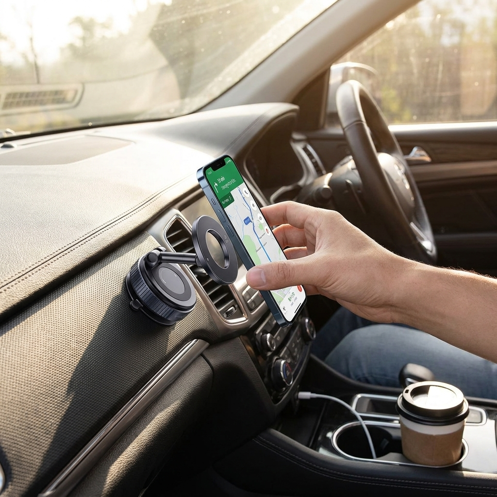 360 Rotating Magnetic Car Phone Holder lifestyle
