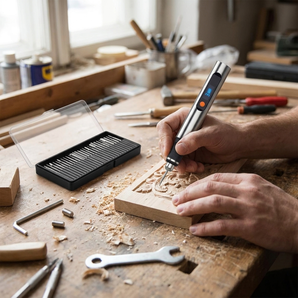 Cordless Electric Engraving Pen lifestyle