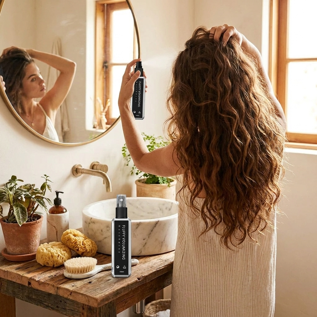 Hair Thickening Fibre Spray lifestyle