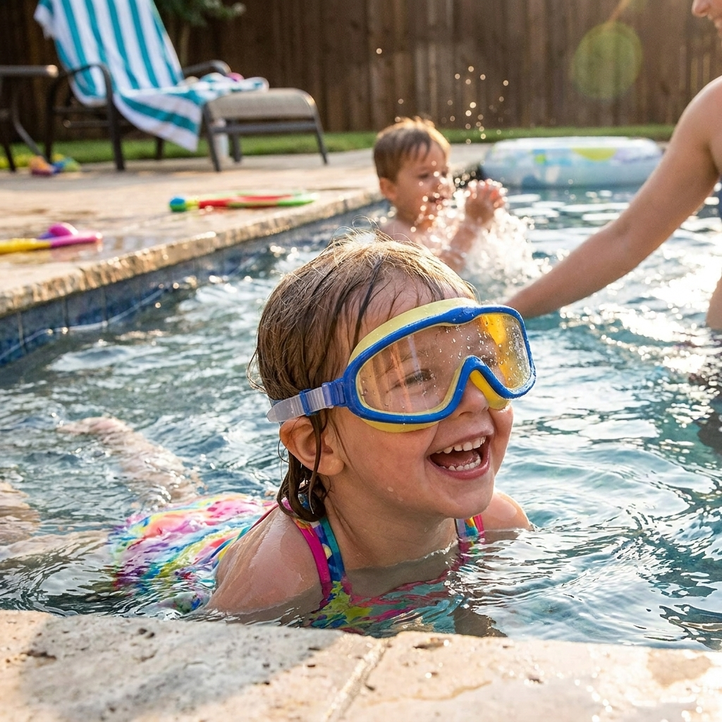 Kids Swim Goggles lifestyle