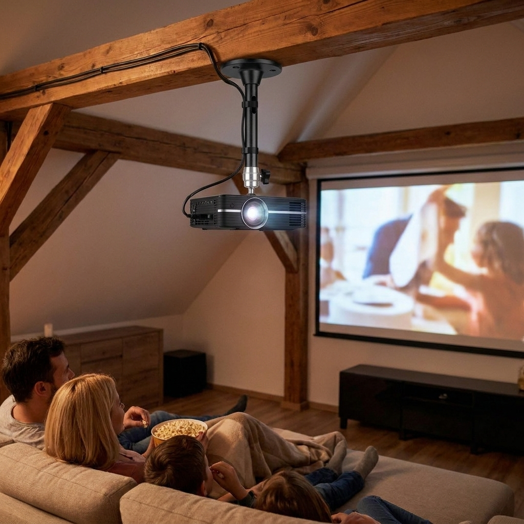 Universal Projector Ceiling Mount Kit lifestyle