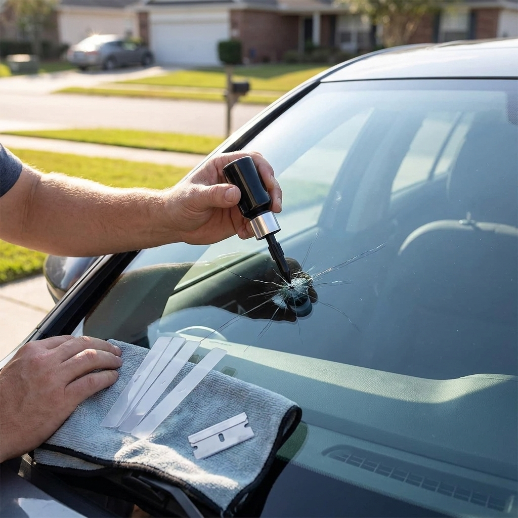 Windshield Repair Kit lifestyle