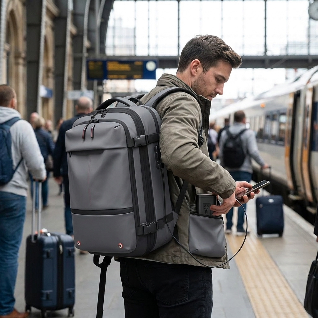 Structured Compression Rucksack lifestyle