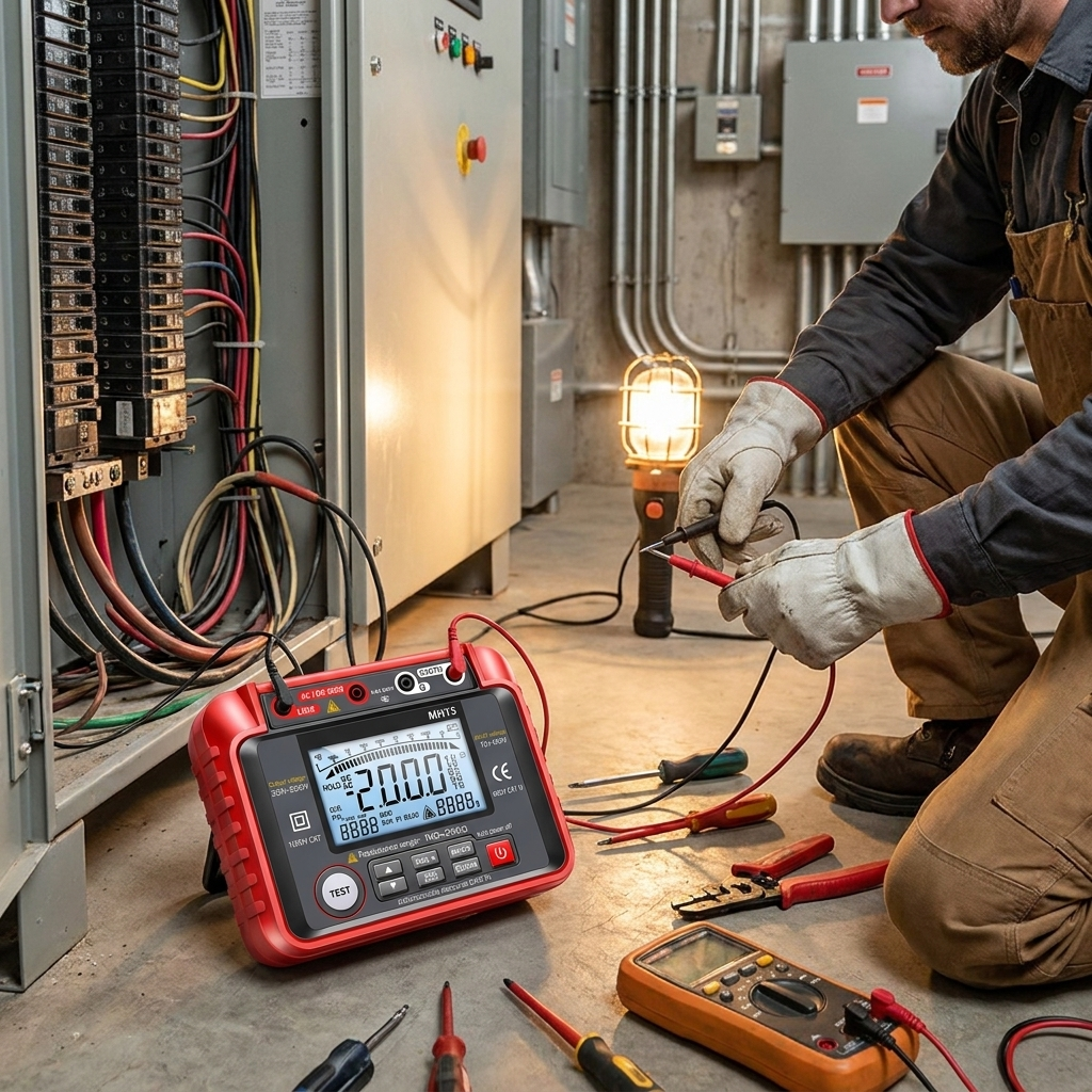 Megohmmeter Voltage & Resistance Tester lifestyle