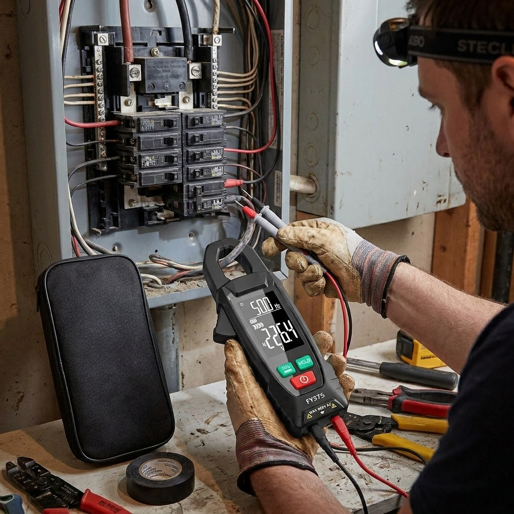 AC DC Clamp Electric Meter lifestyle