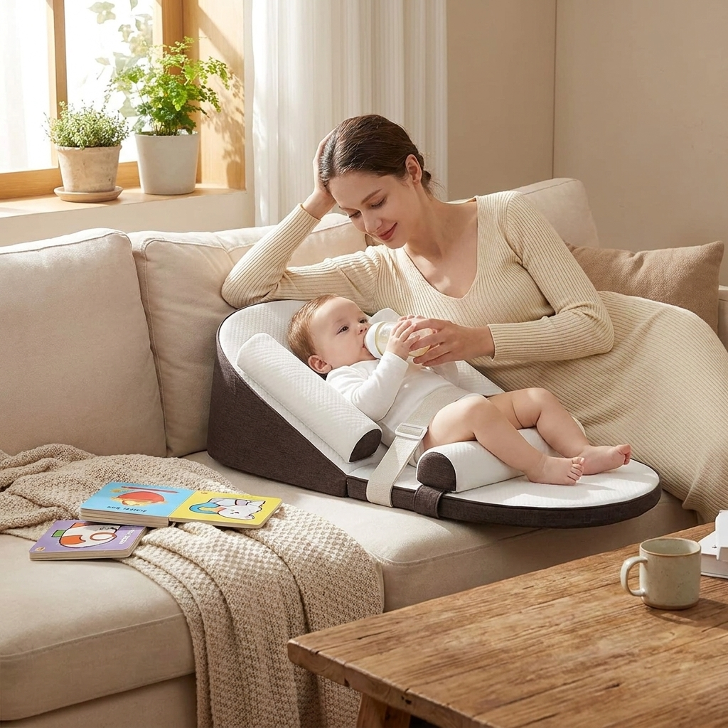 Baby Side Wedge Support Pillow lifestyle