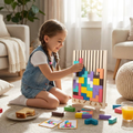 Montessori Wooden Learning Toys Set lifestyle
