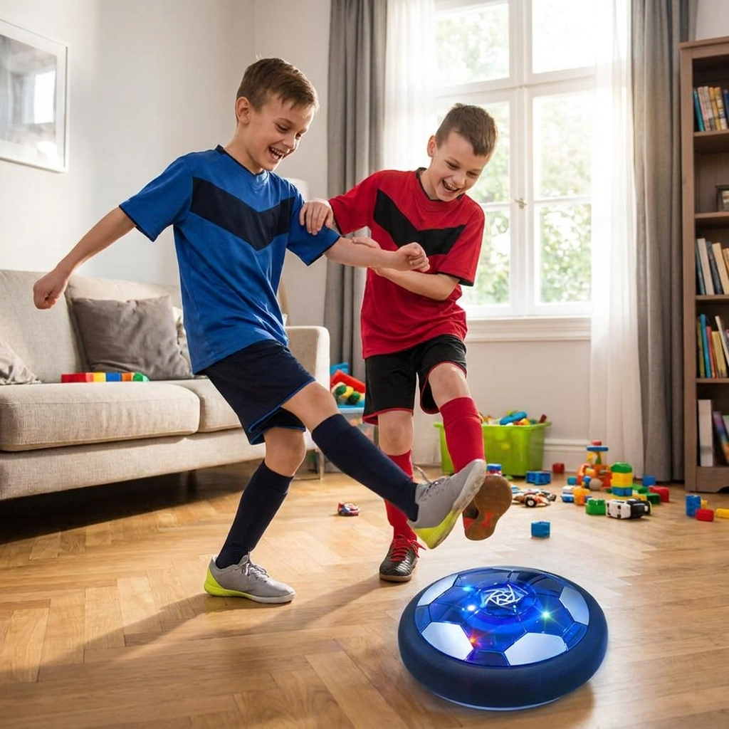 Floating Air Soccer Ball Toy lifestyle