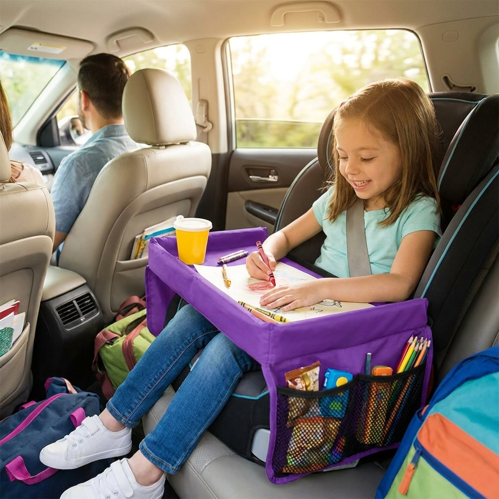Baby Car Seat Travel Tray lifestyle
