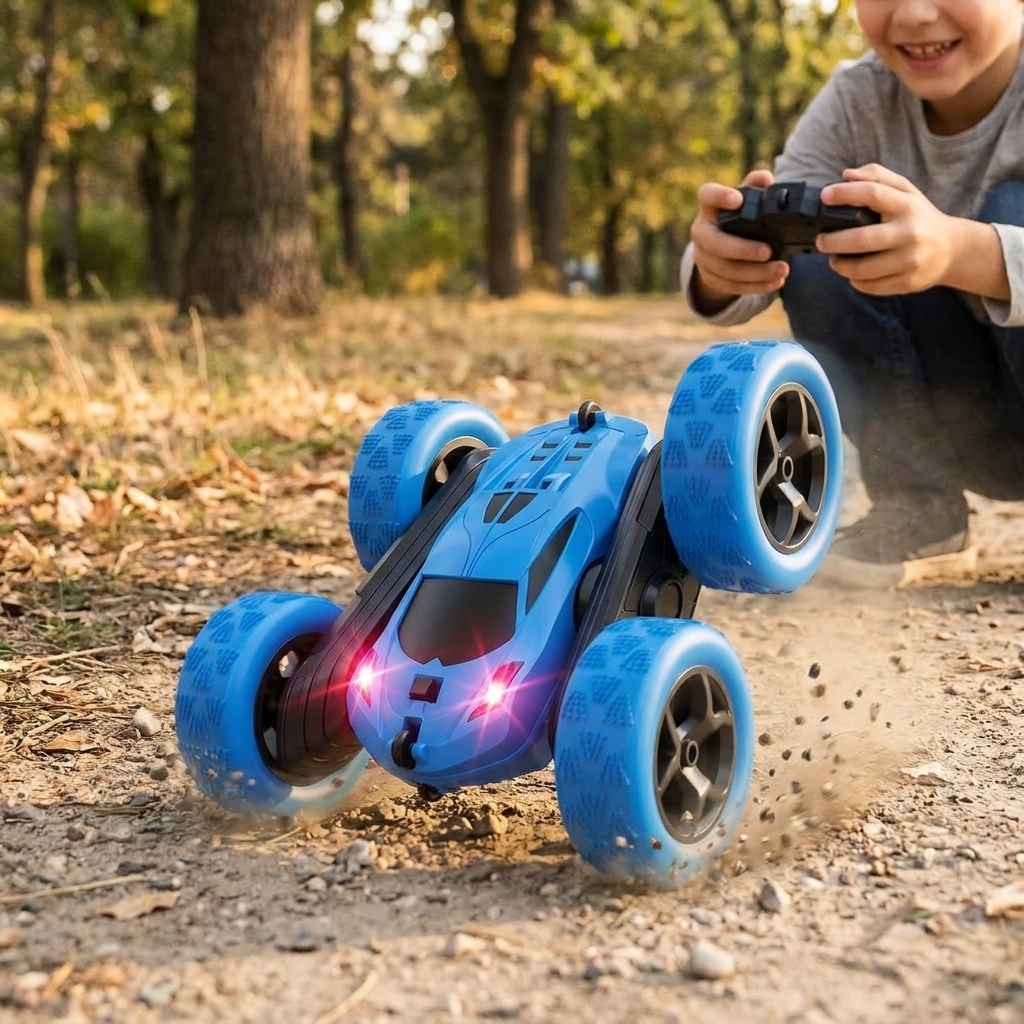 RC Stunt Car with LED Lights lifestyle