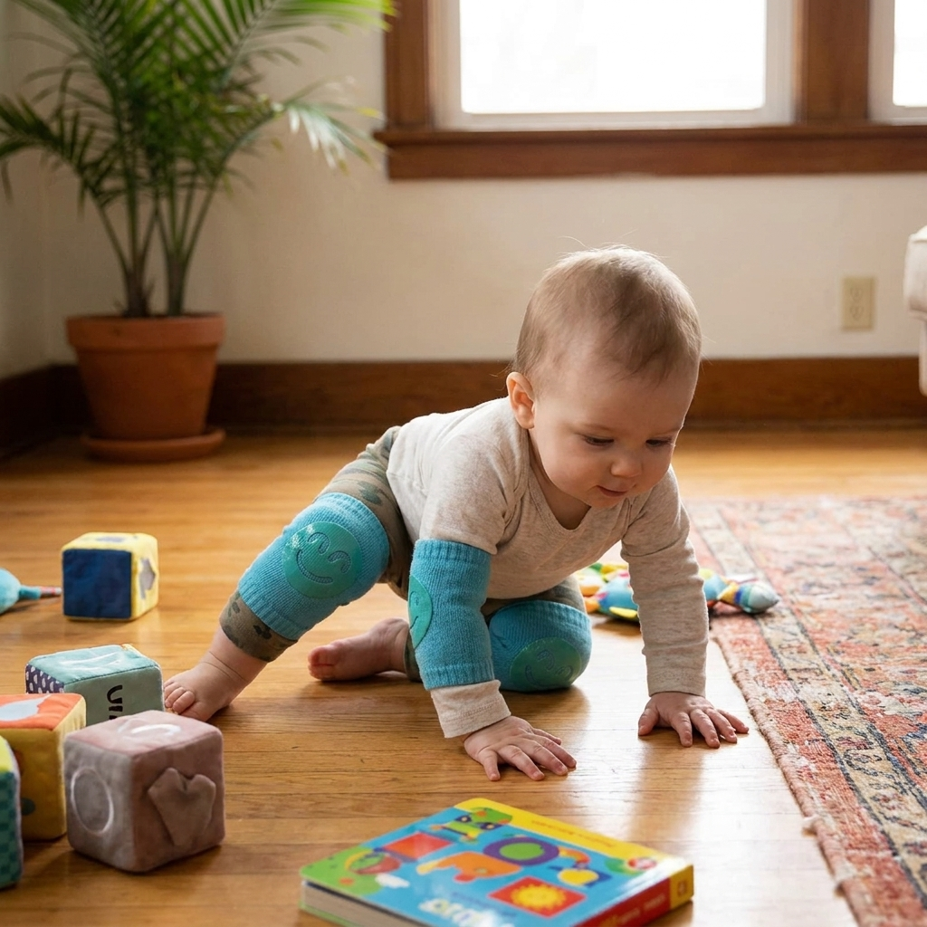 Baby Crawling Knee Pads (Set) lifestyle