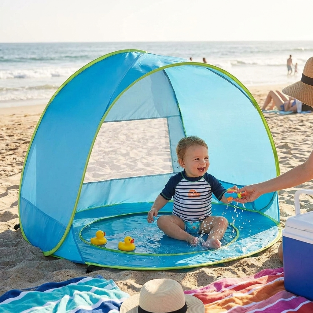 Baby Beach Tent UV Protection lifestyle