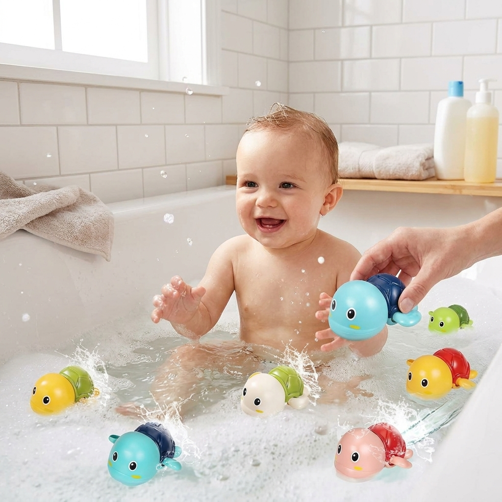 Cute Swimming Bath Toys lifestyle