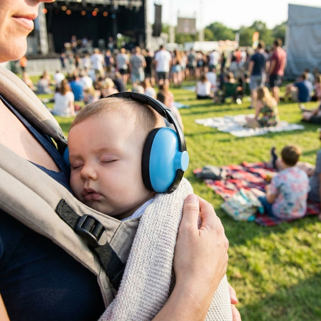 Baby Ear Protection Muffs lifestyle