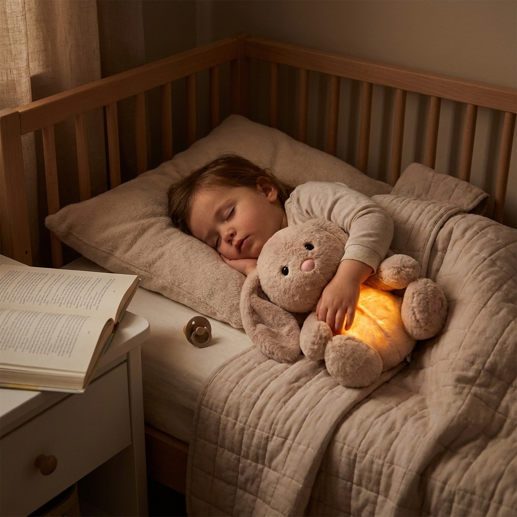Breathing Stuffed Animal Bunny lifestyle