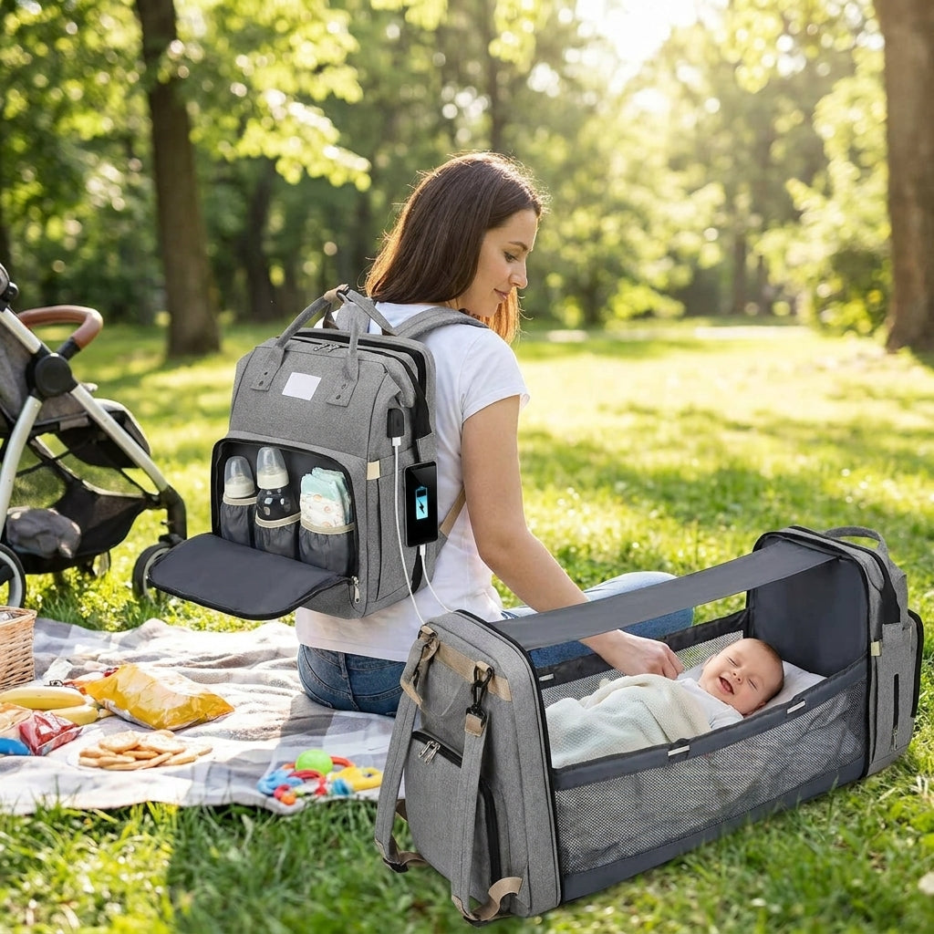 Baby Essentials Diaper Backpack lifestyle