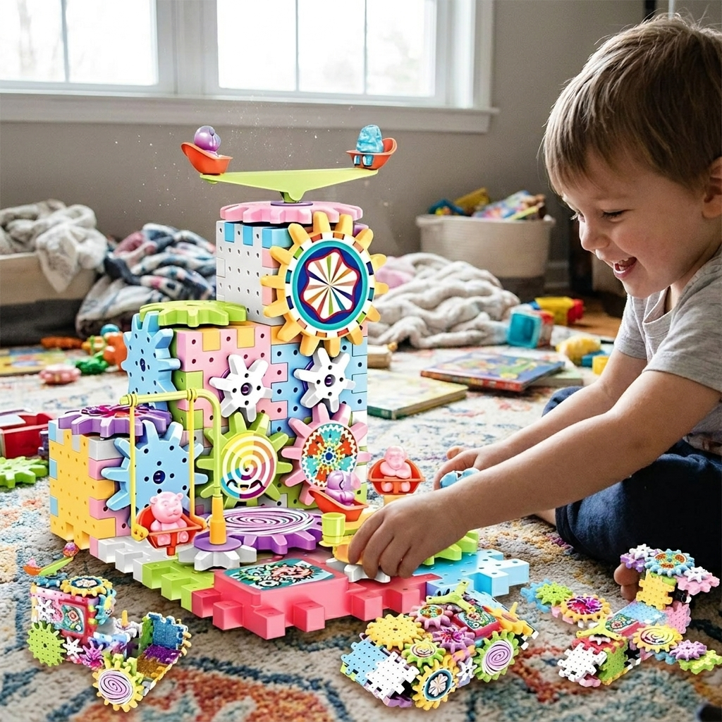 263 Pcs Kids Building Blocks Kit lifestyle