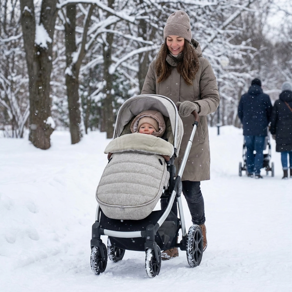 Universal Baby Stroller Footmuff lifestyle