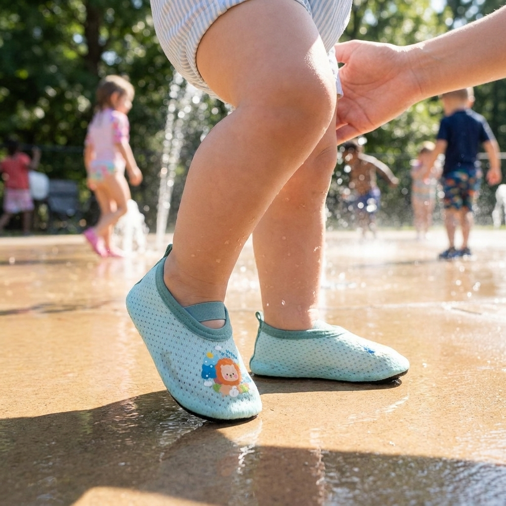 Baby Cartoon Non-Slip Shoes lifestyle