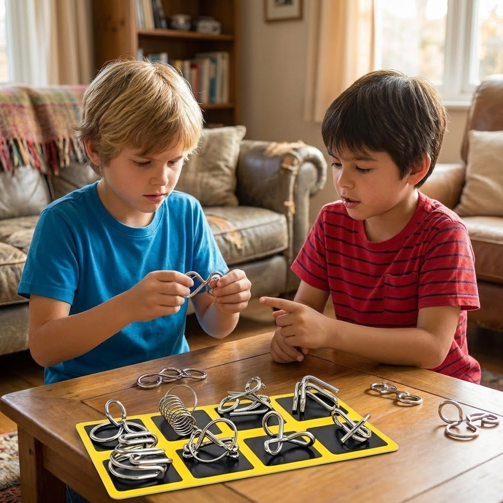 Metal Brain Teaser Puzzle lifestyle