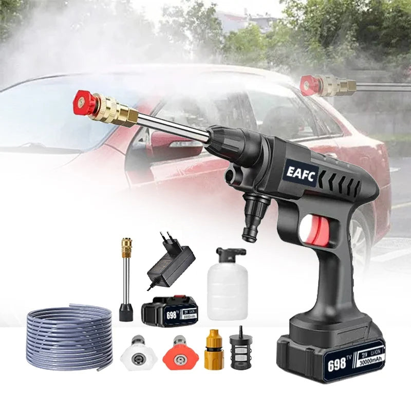 Cordless High-Pressure Car Wash Water Gun