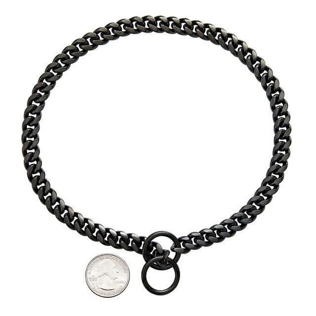 Heavy-Duty Solid Link Dog Collar