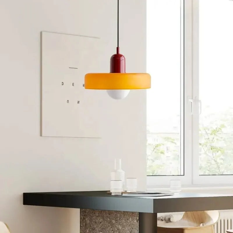 Colorful Glass Hanging Pendant Light