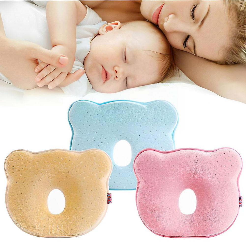 Ergonomic Baby Head Support Pillow