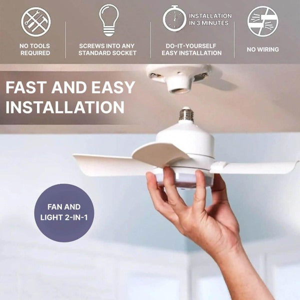 Ceiling-Mounted Cooling Fan