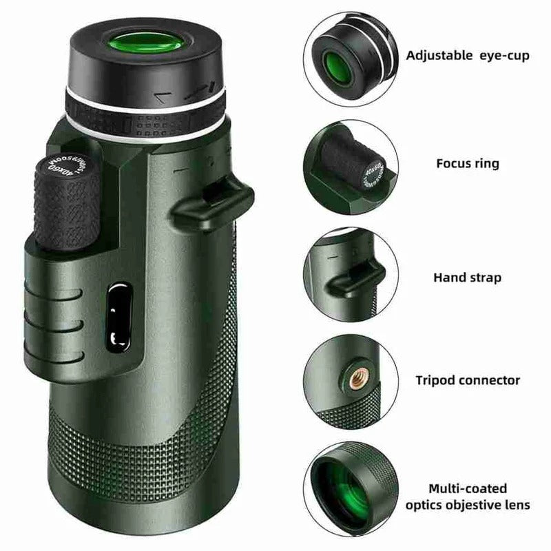 Compact Handheld Monocular Telescope