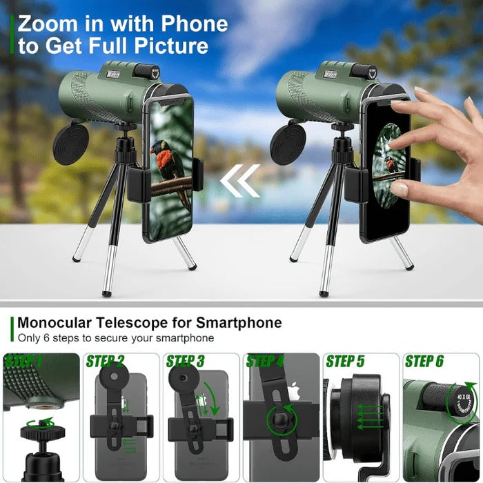 Compact Handheld Monocular Telescope