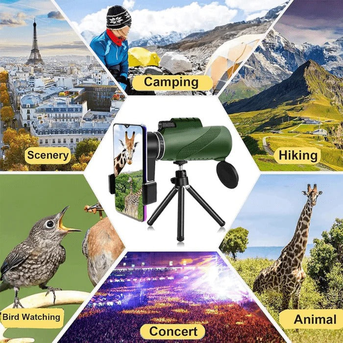Compact Handheld Monocular Telescope