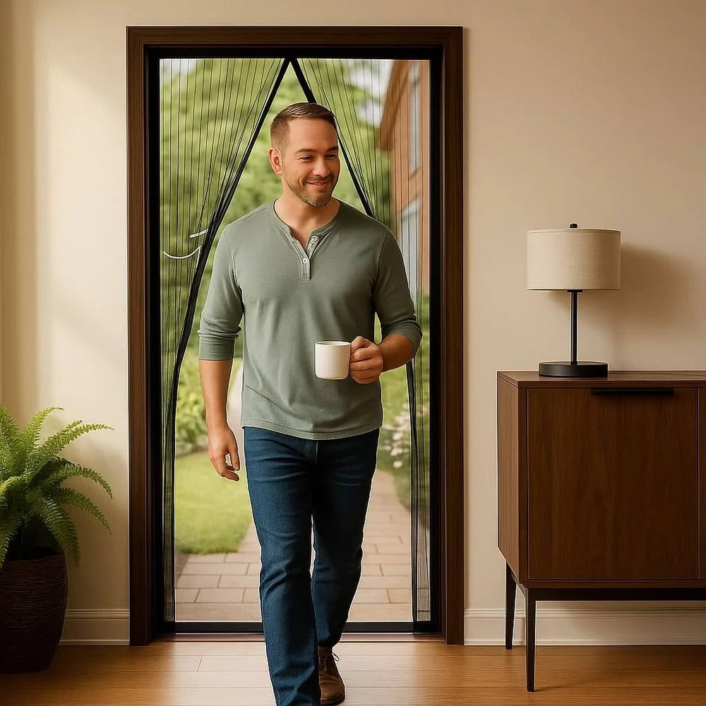 Magnetic Mesh Door Screen