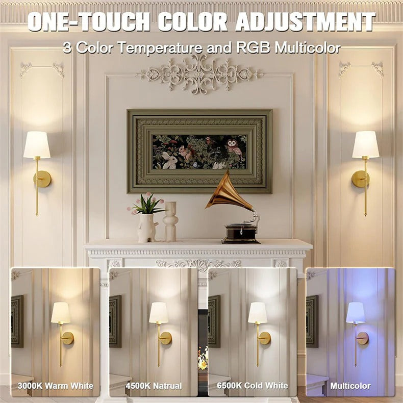 Wireless Rechargeable Wall Lights