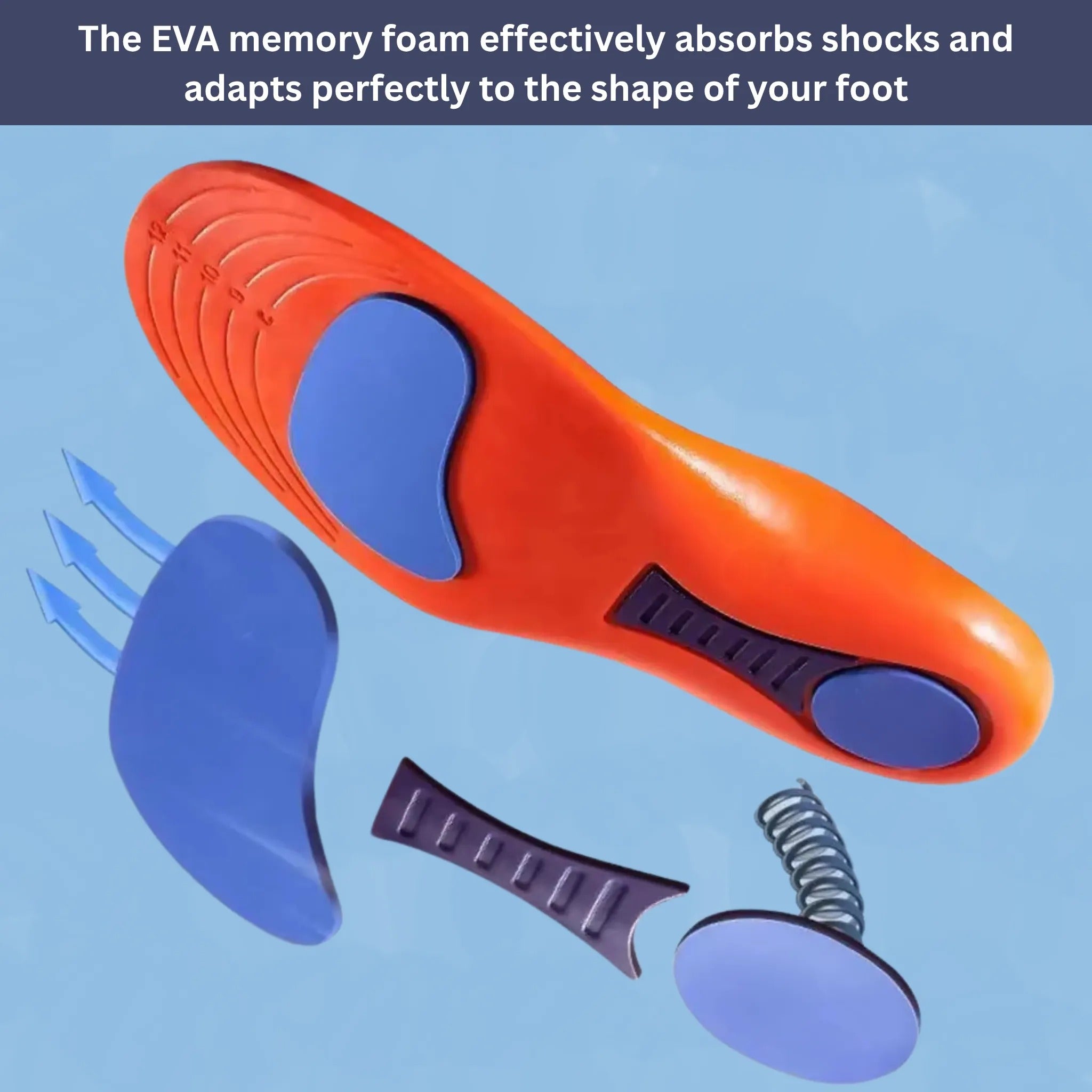 Cushioned Comfort Support Insoles