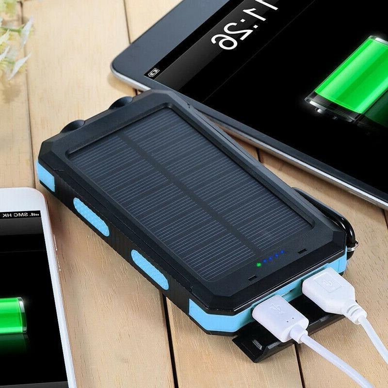 Solar Waterproof Power Bank with LED