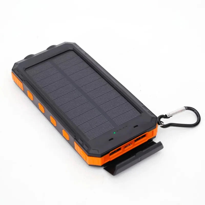Solar Waterproof Power Bank with LED