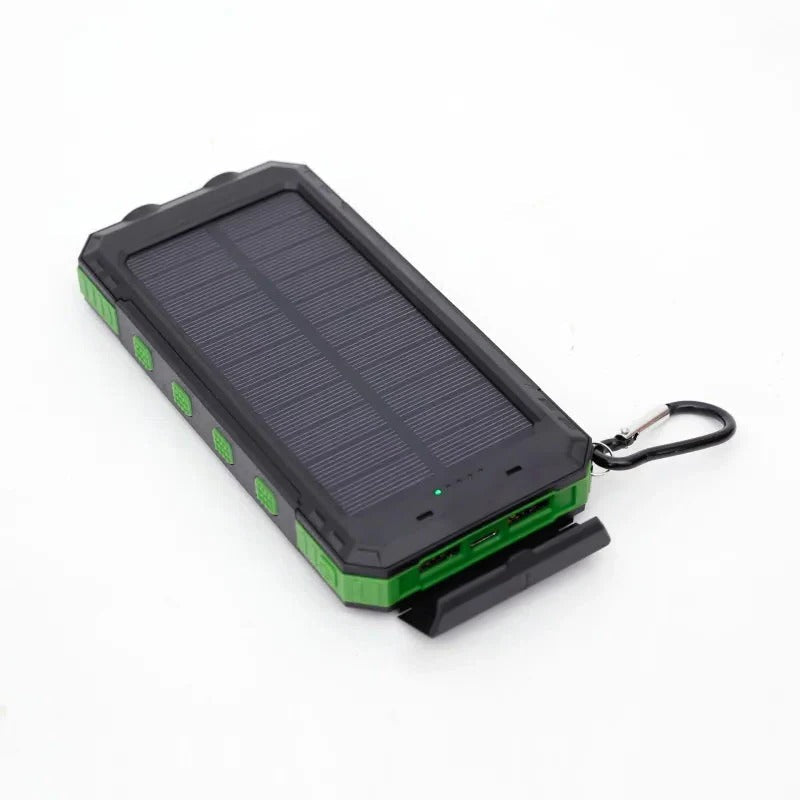 Solar Waterproof Power Bank with LED