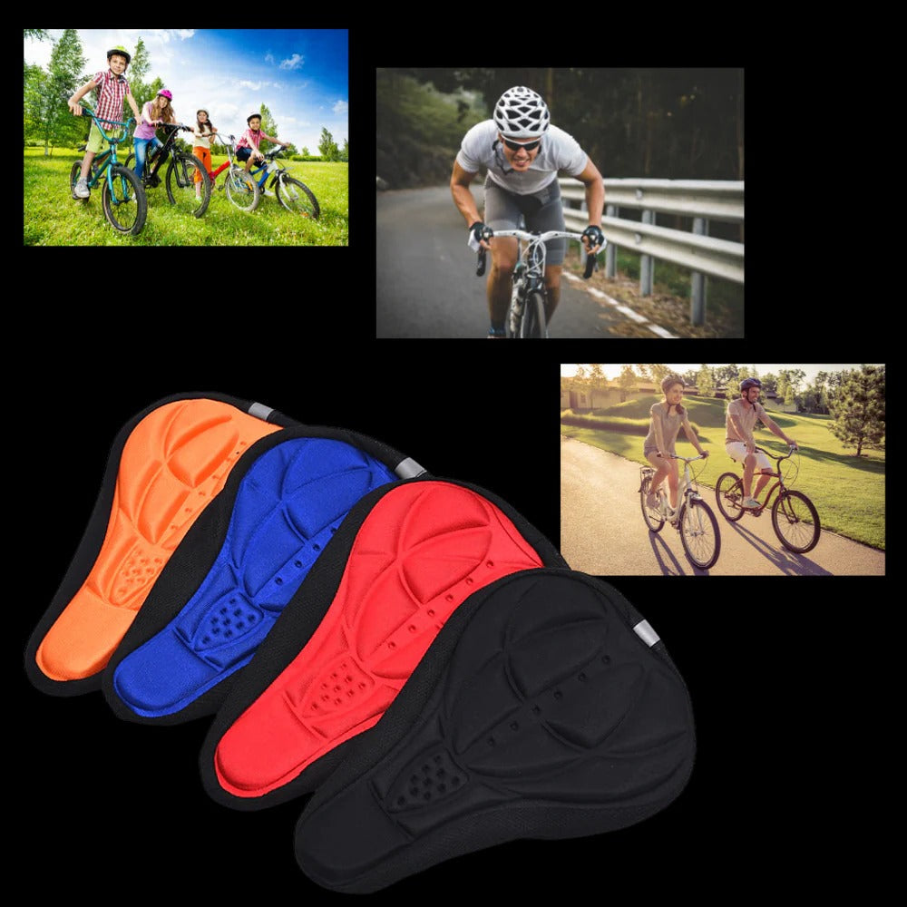 Gel Padded Bike Seat Cushion Cover