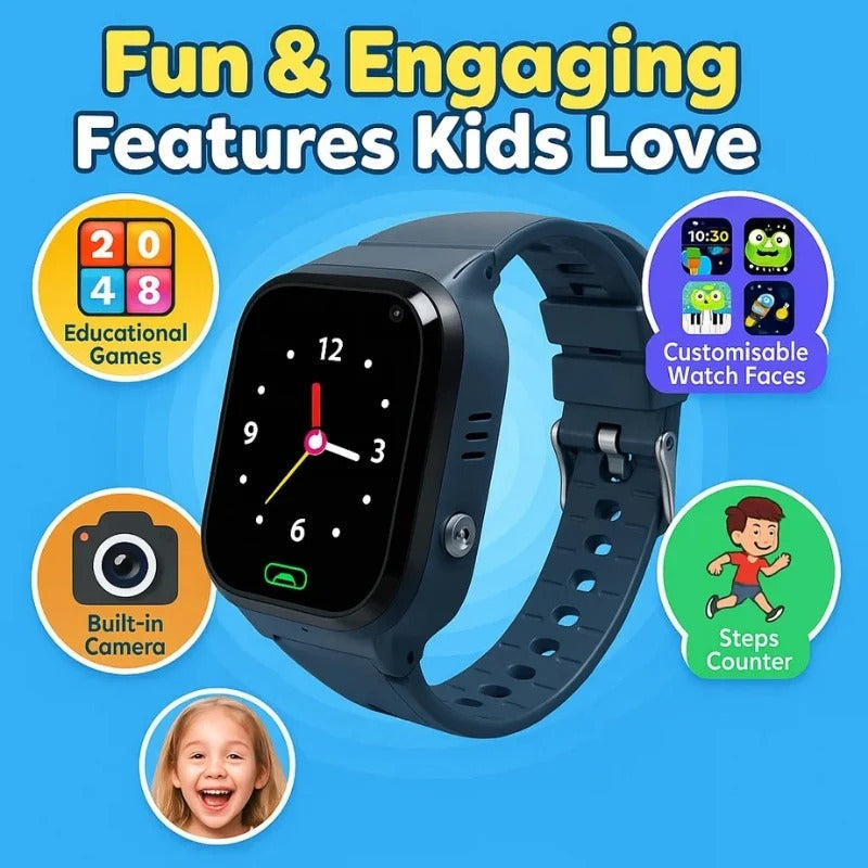 Kids Smart Watch with GPS Tracker