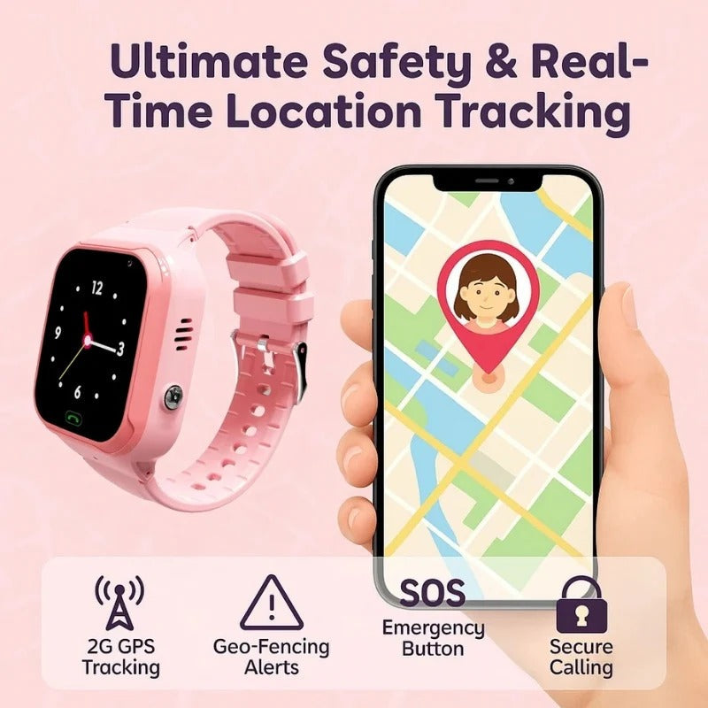 Kids Smart Watch with GPS Tracker