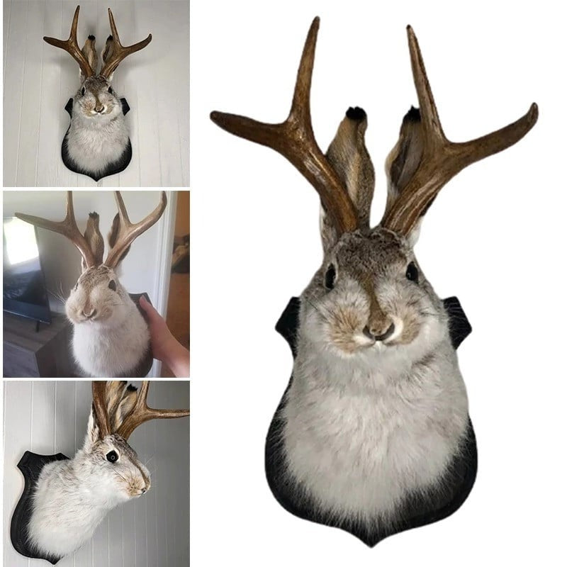 Jackalope Faux Mount Wall Decor