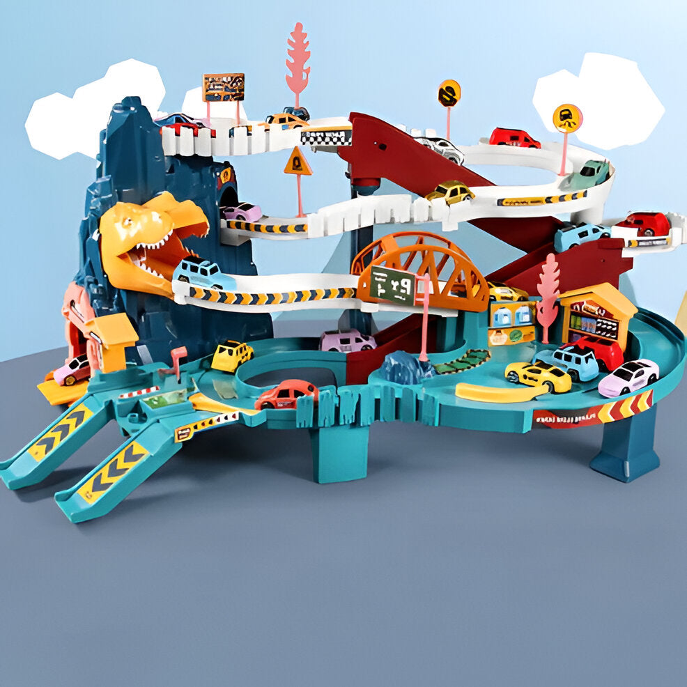 Dinosaur Adventure Race Track Set