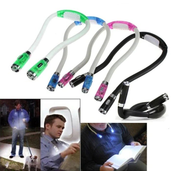 Hands-Free Rechargeable Neck Reading Light